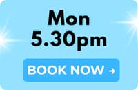 Book class Monday at 5.30pm