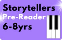 Storytellers 6–8 years group piano class