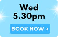 Book class Wednesday at 5.30pm